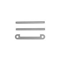 Rc10 '89 Stealth Car Front Inner Hinge Pins 44.2Mm And Brace