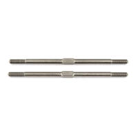 TURNBUCKLES, M3X71 MM/2.80 IN, STEEL, SILVER