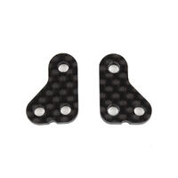 RC10T6.2 STEERING ARM, +1MM, CARBON FIBER