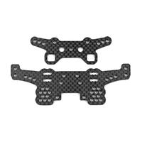 DC10 SHOCK TOWERS, FRONT AND REAR, CARBON FIBER