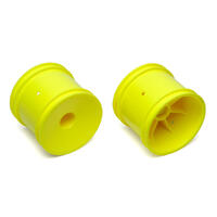 2WD TRUCK WHEELS, 2.2 IN, 12 MM HEX, YELLOW