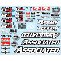 RC8B4 DECAL SHEET