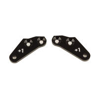 Rc8B4 Steering Block Arms, +1, Aluminum