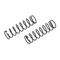 16Mm Rear Springs, White 3.75 Lb/In, L83, 9.75T, 1.5D