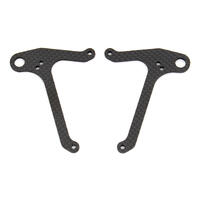 RC10F6 LOWER SUSPENSION ARMS, CARBON FIBER