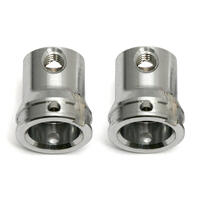 Ft Gearbox Input Cups, Aluminum, Silver
