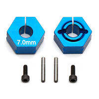 FT CLAMPING WHEEL HEXES, 7.0 MM OFFSET