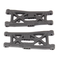 RC10B6 FT FRONT SUSPENSION ARMS, GULL WING, CARBON FIBER