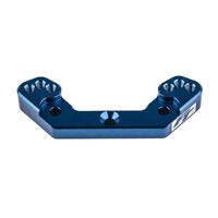 RC10B6.2 FT REAR BALLSTUD MOUNT +2MM, BLUE