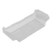 RC10B6 WING, 7IN, CLEAR, PRE-CUT