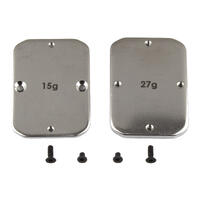 B64 FT STEEL CHASSIS WEIGHTS, 15G, 27G