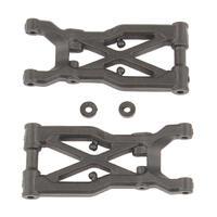 Rc10B74 Ft Rear Suspension Arms, Carbon Fiber