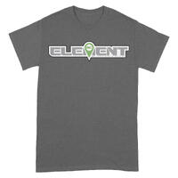 ELEMENT RC LOGO T-SHIRT, GRAY, XL