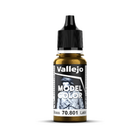 Vallejo Model Colour #202 - Brass - 18 Ml Metallic Acrylic Paint