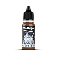 Vallejo Model Colour #161 - Red Leather - 18 Ml Matt Acrylic Paint