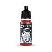 Vallejo Model Colour #038 - Dark Vermilion - 18 Ml Matt Acrylic Paint