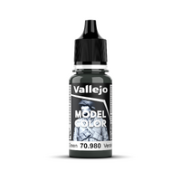 Vallejo Model Colour #080 - Black Green - 18 Ml Matt Acrylic Paint