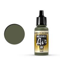 Vallejo Model Air Green Rlm62 17 Ml Acrylic Airbrush Paint [71104]