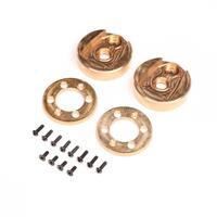 AXIAL BRASS PORTAL COVER AND WEIGHTS, AF16P, AXP8