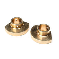 AXIAL BRASS REAR AXLE TUBE CAP, L/R, PRO SCALER