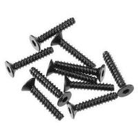Axial Hex Socket Tapping Flat Head Screw M3X16Mm Black (10), Axa0467 - Axic0007