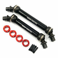 YEAH RACING HD STEEL FRONT & REAR CENTER SHAFT SET BLACK FOR AXIAL SCX10 III - AXSC-031