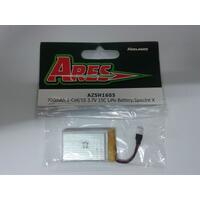 ARES AZSH1605 700MAH 1-CELL/1S 3.7V 15C LIPO BATTERY: SPECTRE X