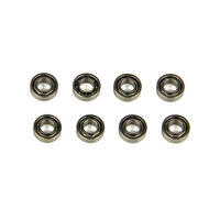 ARES AZSQ1816 BEARING SET; 6X3X2MM (8): SHADOW 240/XK ALIEN