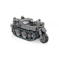 Build Army Kettenkrad Tracked Motorcycle WWII German Model Brick Kit