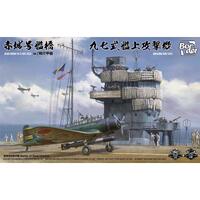 Border Model 1/35 Akagi Bridge W/Flight Deck And Nakajima B5N2 Kate Combo Plastic Model Kit