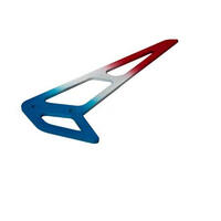 Blade Painted Vertical Tail Fin, Fusion 360