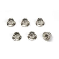 Blackzon M4 Flanged Lock Nuts (6Pcs)