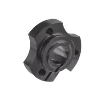 Team Corally - Wheel Hub - Solid Axle - Aluminium - Black - 1 Pc