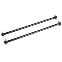 TEAM CORALLY - DOGBONES - LONG - REAR - STEEL - 2 PCS