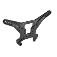 Team Corally - Shock Tower - Mts - Swiss Made 7075 T6 - 5Mm - Hard Anodised - Black - Made In Italy
