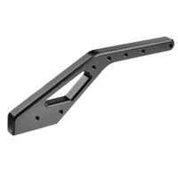 Team Corally - Chassis Brace - Asuga Xlr - Rear - Swiss Made 7075 T6 - 3Mm - Hard Anodised - Black - Made In Italy - 1 Pc