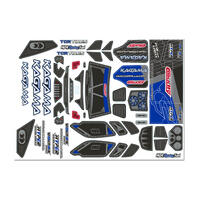 Team Corally - Body Decal Sheet - Kagama - Blue - 1 Pc