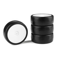 TEAM CORALLY - ATTACK RXA V2 RUBBER TIRES - 1/10 EP TOURING - 36 SHORE - ASPHALT - 4 PCS