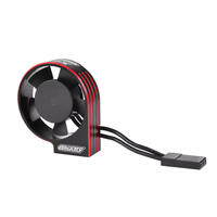 Team Corally - Ultra High Speed Cooling Fan Xf-30 W/Bec Connector - 30Mm - Black - Red