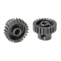 Team Corally - 48 Dp Pinion - Short - Hard Anodised Al7075 - 23 Teeth - Shaft Dia. 3.17Mm