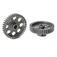 Team Corally - 48 Dp Pinion - Short - Hard Anodised Al7075 - 38 Teeth - Shaft Dia. 3.17Mm