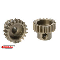 TEAM CORALLY - M0.6 PINION - SHORT - HARDENED STEEL - 19 TEETH - SHAFT DIA. 3.17MM