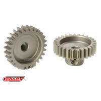 TEAM CORALLY - M0.6 PINION - SHORT - HARDENED STEEL - 27 TEETH - SHAFT DIA. 3.17MM