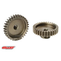 TEAM CORALLY - M0.6 PINION - SHORT - HARDENED STEEL - 32 TEETH - SHAFT DIA. 3.17MM