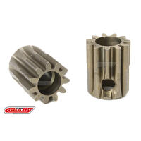 TEAM CORALLY - 32 DP PINION - SHORT - HARDENED STEEL - 11 TEETH - SHAFT DIA. 5MM