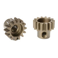 Team Corally - M1.0 Pinion - Short - Hardened Steel - 14 Teeth - Shaft Dia. 5Mm