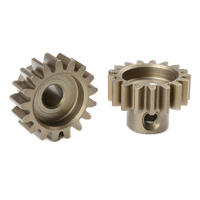 Team Corally - M1.0 Pinion - Short - Hardened Steel - 17 Teeth - Shaft Dia. 5Mm