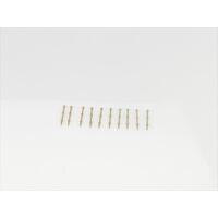 2 Hole Stanchion, Brass 15Mm