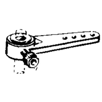 DUBRO 166 1-1/4IN NYLON STEERNG ARM ONLY (1 PC PER PACK)