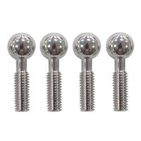 Dubro 185 Steel Kwik Link W/12In, 2-56 Rod (5 Pcs Per Pack)